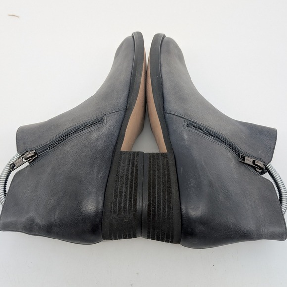 Vaneli Women Size 10M Gray Side Zip Ankle Boots Block Heel Pointed Toe - Picture 7 of 13